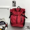 Oxford Backpack with Reflective Panels and Laptop Storage Red color SKU reference