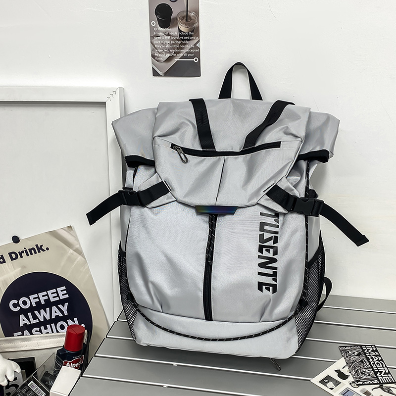 Oxford Reflective Sports & Travel Backpack Light Gray color SKU reference