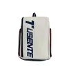Nylon Sports Duffel with Curved Strap and Side Pocket White color SKU reference