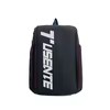 Nylon Sports Duffel with Curved Strap and Side Pocket Black color SKU reference