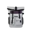 Reflective Oxford Gym Duffel with Multi-Pocket Storage Light Gray color SKU reference