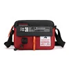 Harajuku Polyester Utility Sling Backpack with Contrast Trim Red color SKU reference