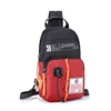 Single or Double Strap Polyester Chest Sling Bag Red · double strap color SKU reference