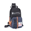 Single or Double Strap Polyester Chest Sling Bag Deep blue · double strap color SKU reference