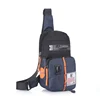 Single or Double Strap Polyester Chest Sling Bag Deep blue · single strap color SKU reference