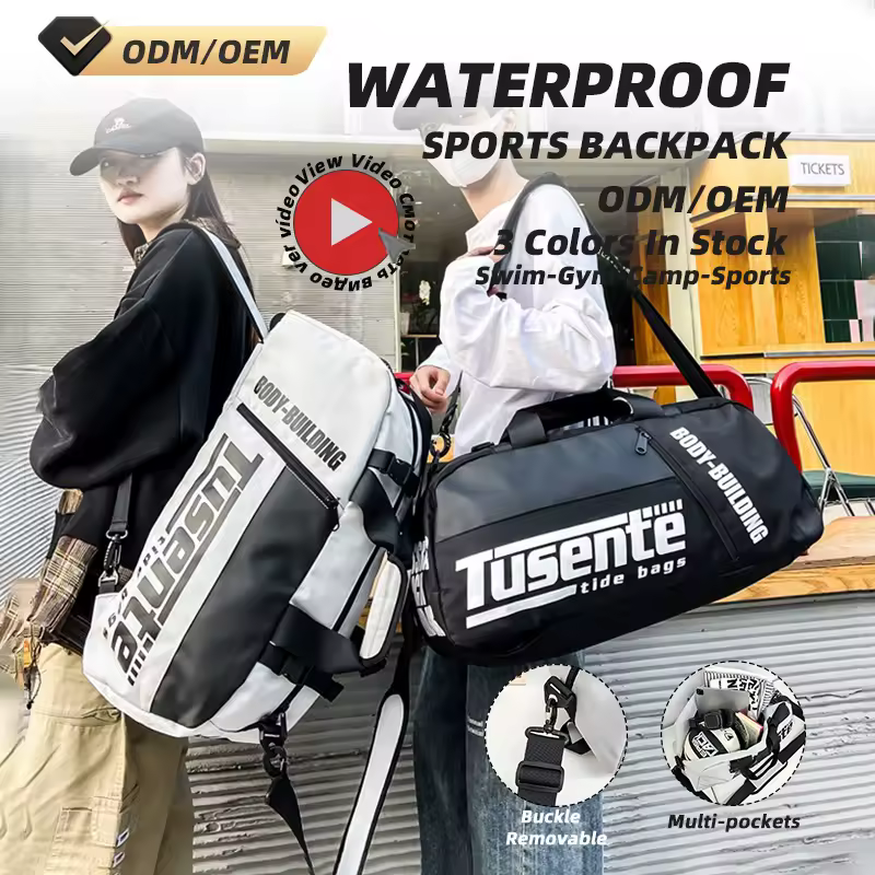 Sports Backpack Duffel with Removable Racket Pocket product reference image