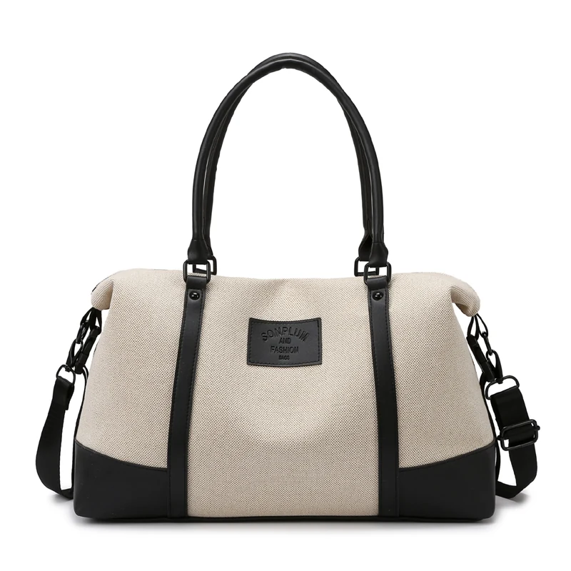 Oxford Travel Duffel with Adjustable Shoulder Carry Black color SKU reference