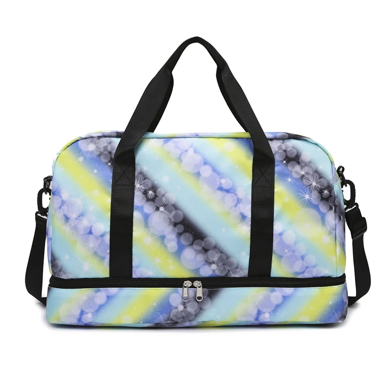 Oxford Weekender Duffel with Wet-Dry and Shoe Storage Blue color SKU reference