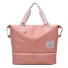 Oxford Travel Duffel with Shoe Compartment in 16 Colors Pink color SKU reference