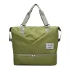 Oxford Travel Duffel with Shoe Compartment in 16 Colors Army green color SKU reference