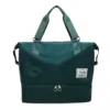 Oxford Travel Duffel with Shoe Compartment in 16 Colors Deep green color SKU reference