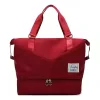 Oxford Travel Duffel with Shoe Compartment in 16 Colors Red color SKU reference