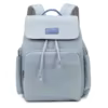 Mommy Diaper Backpack with Insulated & Dry-Wet Pockets Light blue color SKU reference