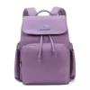 Mommy Diaper Backpack with Insulated & Dry-Wet Pockets Purple color SKU reference