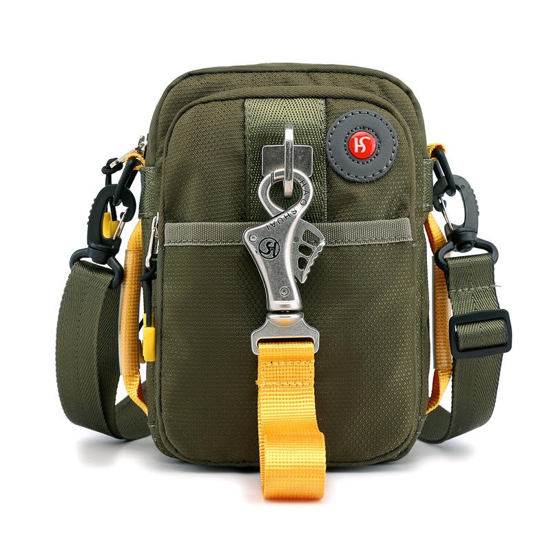 Compact Tactical Messenger Bag with Multi-Way Carry Olive Green color SKU reference