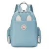 Oxford Maternity Backpack with Insulated Bottle and Wet/Dry Pockets Light blue color SKU reference