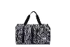 Animal-Print Gym Duffel with Shoe and Dry-Wet Storage Black color SKU reference