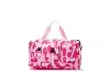 Animal-Print Gym Duffel with Shoe and Dry-Wet Storage Pink color SKU reference