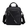 Compact Polyester Messenger Backpack for Daily Carry Black color SKU reference