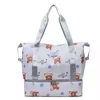 Expandable Oxford Travel Duffel with Bottom Shoe Compartment White 2 color SKU reference