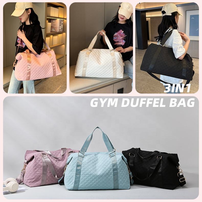 Quilted Gym Duffel with Wet/Dry Storage product reference image