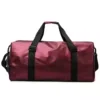 Oxford Travel Duffel with Shoe Compartment and Padded Strap Red color SKU reference