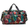 Oxford Travel Duffel with Shoe and Wet/Dry Compartments Red color SKU reference