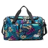 Oxford Travel Duffel with Shoe and Wet/Dry Compartments Green color SKU reference