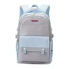 Student School Backpack with Adjustable Breathable Straps Light blue color SKU reference