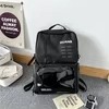 Oxford Gym Backpack with Separate Shoe Compartment Black color SKU reference