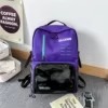 Oxford Gym Backpack with Separate Shoe Compartment Purple color SKU reference