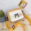 Mini Canvas Crossbody Bag with Two Print Directions Yellow · design 1 color SKU reference
