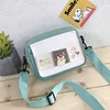 Mini Canvas Crossbody Bag with Two Print Directions Light green · design 1 color SKU reference