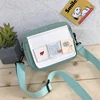 Mini Canvas Crossbody Bag with Two Print Directions Light green · design 2 color SKU reference