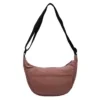 4L Polyester Crossbody Bag with Front Pocket Bean paste color SKU reference