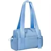 Women's Mini Gym Duffel with Wet/Dry Pocket Sky blue color SKU reference