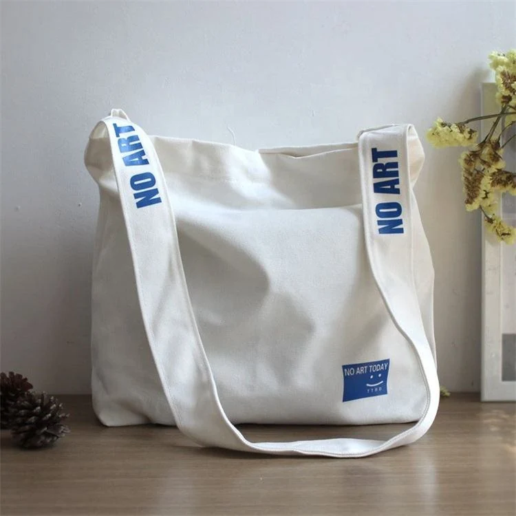 Large 40 × 37 cm Canvas Tote with Custom Print Options product reference image