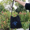 Large 40 × 37 cm Canvas Tote with Custom Print Options Violet color SKU reference