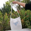 Large 40 × 37 cm Canvas Tote with Custom Print Options Burgundy color SKU reference