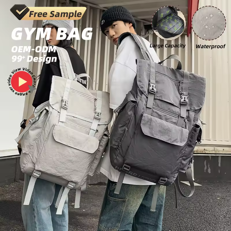 Nylon Anti-Theft Travel & Gym Backpack product reference image