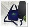 Mini Canvas Shoulder Tote in 12 Color Options Deep blue color SKU reference