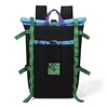 Oxford Backpack with Drawstring Closure & External Mesh Pouch Black color SKU reference