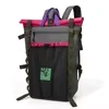 Oxford Backpack with Drawstring Closure & External Mesh Pouch Dark gray color SKU reference