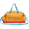 Oxford Sports Travel Bag with Shoe Storage Yellow color SKU reference