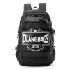 Oxford Hiking Backpack with Breathable Straps & Side Pocket Black color SKU reference
