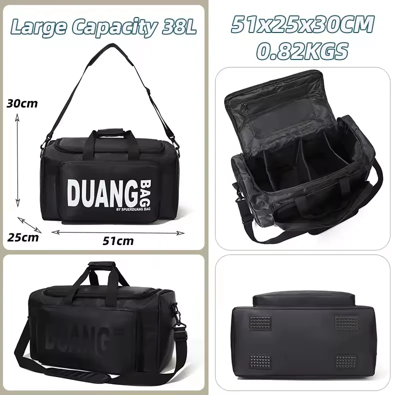 38L Polyester Travel Duffel with Adjustable Strap product reference image