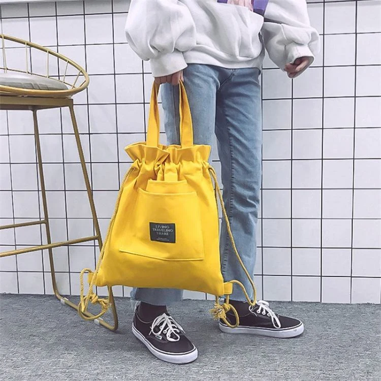 40 × 34 cm Embroidered Canvas Tote with Zip Closure product reference image