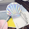 Holographic Mermaid-Shell PU Crossbody Bag with Chain Pictured color 01 color SKU reference