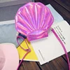 Holographic Mermaid-Shell PU Crossbody Bag with Chain Pictured color 03 color SKU reference