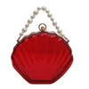 Holographic Mermaid-Shell PU Crossbody Bag with Chain Pictured color 05 color SKU reference